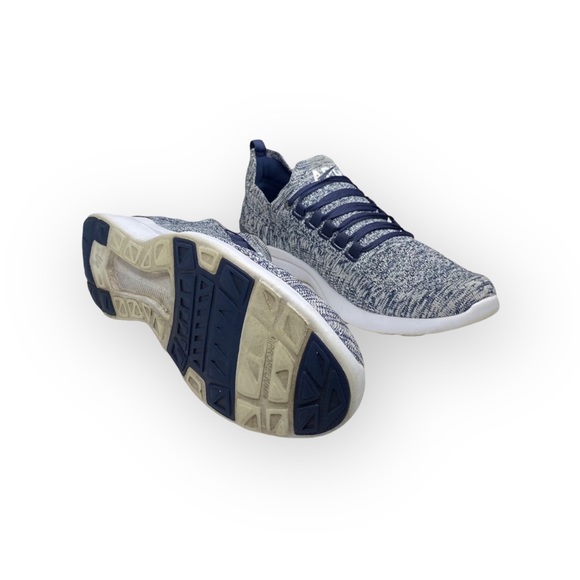 APL 𖤐 Techloom Breeze Knit Running Sneakers 𖤐 Navy White Melange 𖤐 11.5M 43 - Picture 13 of 16